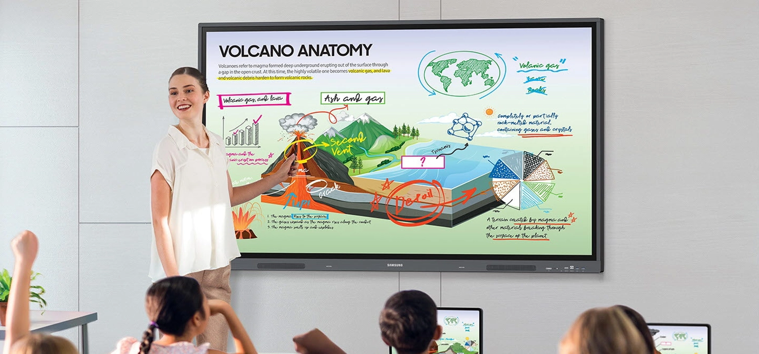 Samsung WAC interactive touch display