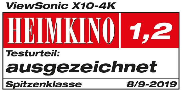 ViewSonic X10-4K Heimkino Award