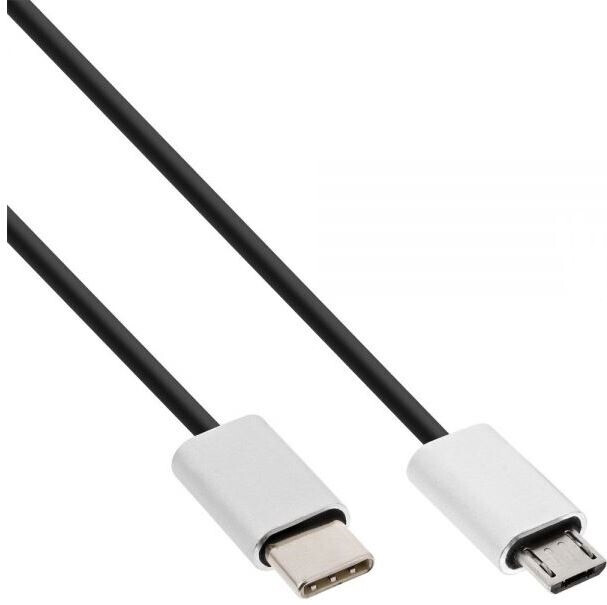 0,3m USB Typ C USB 2.0 Anschlusskabel schwarz zu USB Typ A 