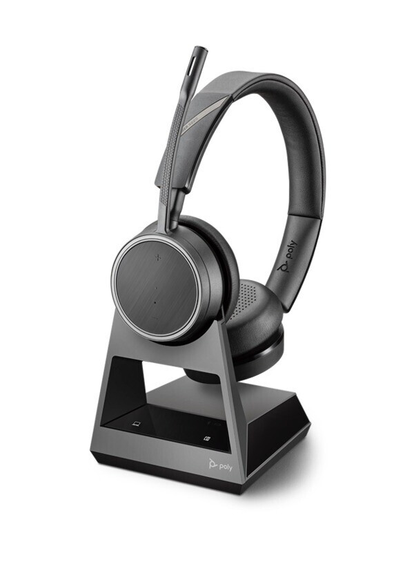 Plantronics Voyager 4220 Office, 2-Way Base Bluetooth Headsetsystem für PC mit USB-A
