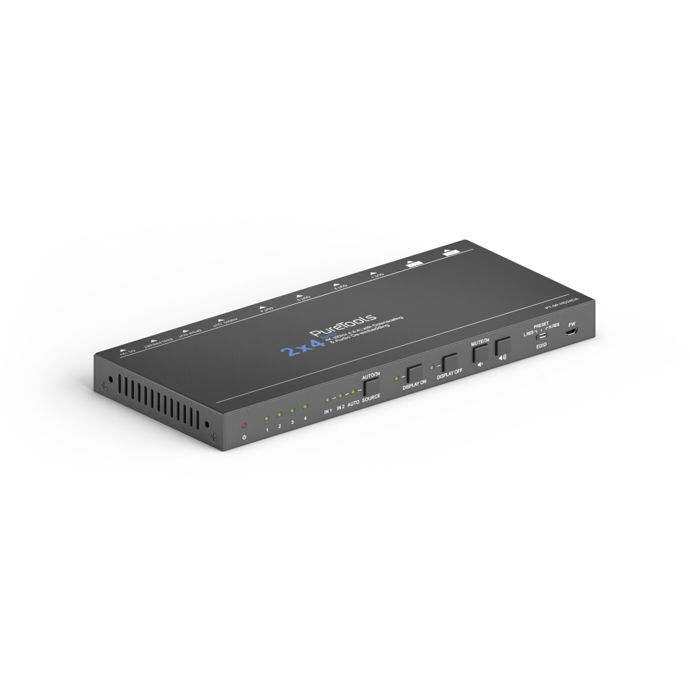 Purelink HDMI Splitter - 4K, 18Gbps, mit Scaler und Audioauskopplung