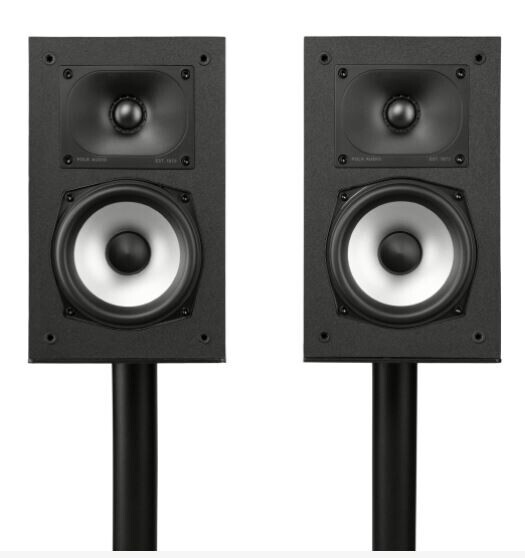 Polk Audio Monitor XT15 Regallautsprecher (Paar), schwarz