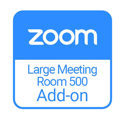 Zoom Meetings Large Meeting Room 500 Lizenz für 1 Jahr