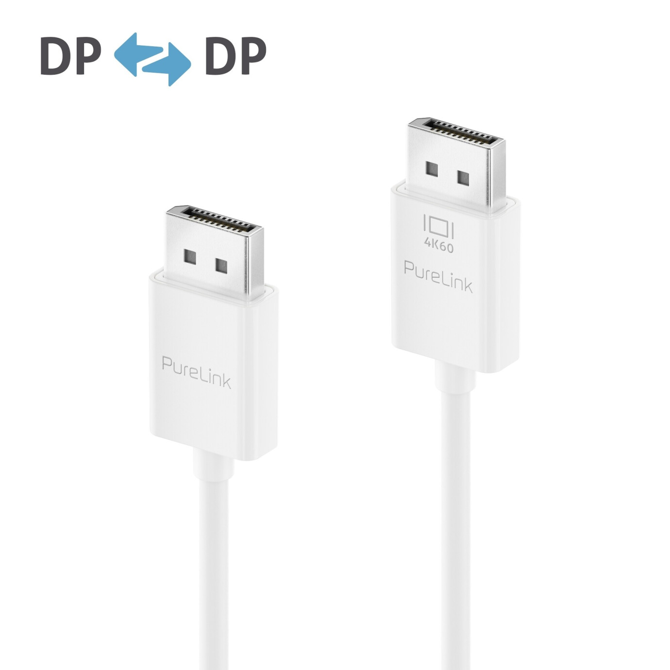 Purelink IS2020-015 DisplayPort auf DisplayPort Kabel 4k 1,5m weiß