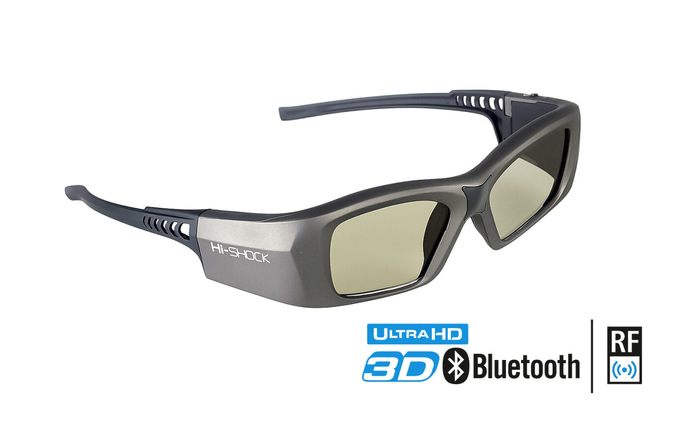 HI-SHOCK Oxid Diamond Aktive 3D Brille RF/Bluetooth | Dualplay / Dualview