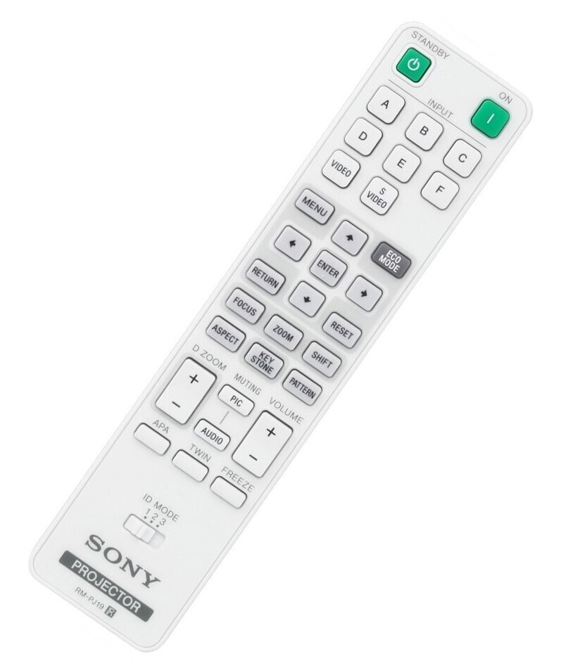 Sony Remote Control for VPL FH30, FH500L, FX30, FX35