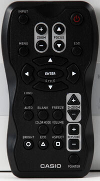 Télécommande de rechange pour Casio Série XJ-A