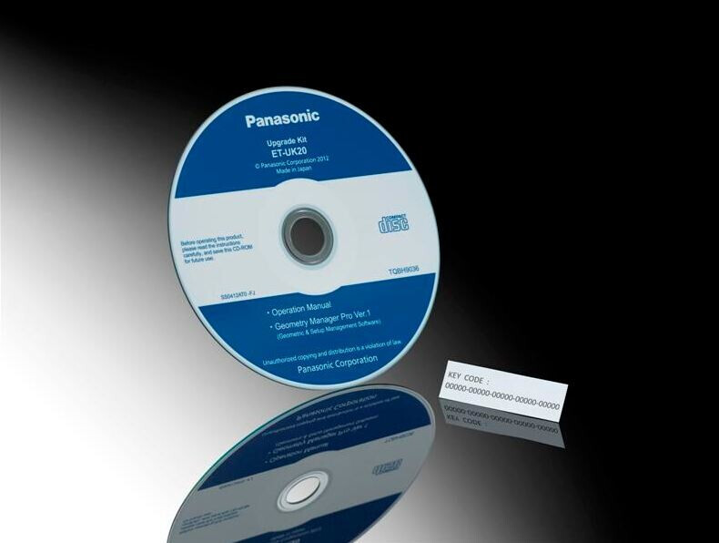 Panasonic Upgrade-Kit incl. Geometry Manager Pro Software para PT-DS20K/DZ21K