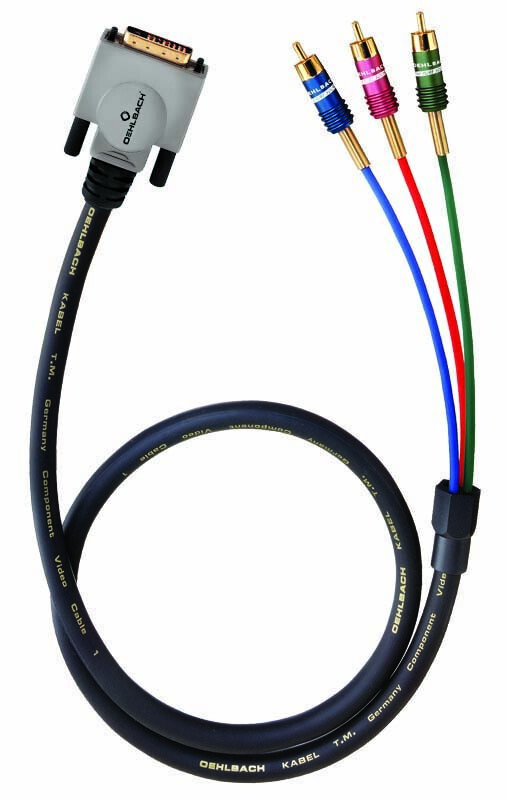 Oehlbach Componenten Video - DVI-I Kabel  10 Meter