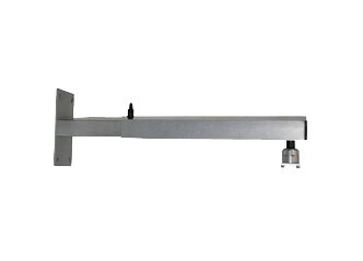PeTa standard-support, fast längd 30cm, silver