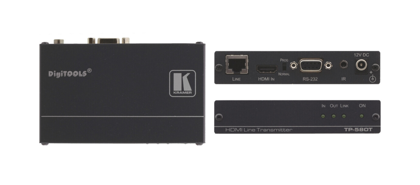 Kramer TP-580T HDMI-HDBaseT Sender / Transmitter (1x HDMI auf 1x HDBaseT)
