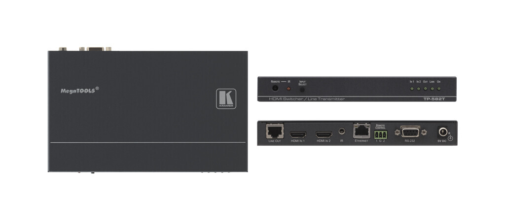 Commutateur HDMI-HDBaseT Kramer TP-582T (2x HDMI vers 1x HDBaseT)