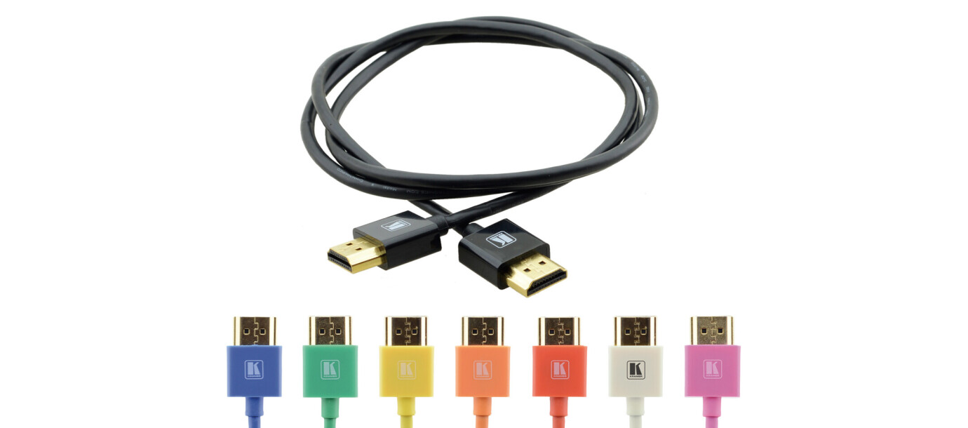 Kramer High-Speed HDMI-Kabel mit Ethernet, 1.80 m schwarz