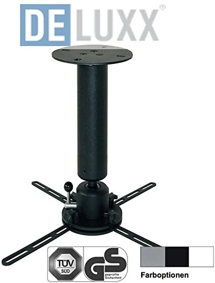 DELUXX Deckenhalter Profi-Line 30 cm schwarz