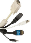 Legamaster 7-LMGKS4 Kabelset Professional 10m (VGA, HDMI, USB/ CAT, nätverk, ström)