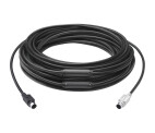 Logitech extension cable for Group 15m, black