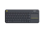 Logitech wireless touch keyboard K400 PLUS, nero