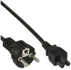 Câble d'alimentation InLine pour Notebook, connecteur 3 broches, noir, 5m