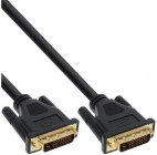 InLine cable de conexión DVI-D Premium, digital 24+1 macho / macho, Dual Link, 15m