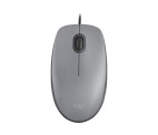 Logitech M110 Silent mouse, con cavo, colore grigio antracite