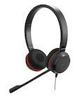 Jabra Evolve 20SE UC Duo - corded stereo headset for VoIP phone