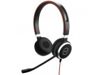 Jabra Evolve 40 MS Duo: Auriculares con micrófono estéreo, certificado para Skype para empresas
