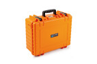 B&W hardcase type 6000 met kubusschuim, oranje