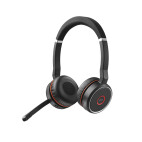 Jabra Evolve 75 UC Duo - Stereo-headset voor UC-platforms incl. Link 370 & laadstation