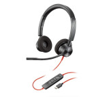 Poly Blackwire 3320 - Schnurgebundenes Stereo-Headset mit USB-C