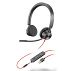 Poly Blackwire 3325 - Schnurgebundenes Stereo-Headset mit USB-A