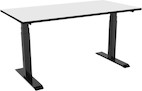 celexon- scrivania elettrica regolabile in altezza Professional eAdjust-58123, nera, incluso piano HPL 125 x 75 cm