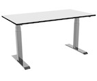celexon elektriskt höjdjusterbart skrivbord Professional eAdjust-58123 - grå, inkl. HPL bordsskiva 125 x 75 cm
