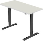 celexon electric height adjustable desk Economy eAdjust-71121 - black, incl. tabletop 125 x 75 cm