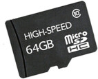 BrightSign scheda MicroSD 64GB per lettore della serie 3/4, classe 10