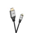 celexon HDMI auf Micro HDMI Kabel mit Ethernet - 2.0a/b 4K 1,0m - Professional Line