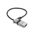 Adaptateur Micro HDMI vers HDMI-A Femelle celexon PRO avec Ethernet 2.0a/b 4K, 0,25 m