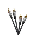 celexon 2x Cinch Stereo Audiokabel 3,0m - Professional Line