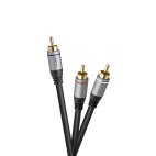 celexon Cable de audio Cinch a 2x Cinch 1,0m - Línea profesional