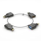 Adaptateur PureLink en anneau 4x USB-C vers mini DisplayPort, DisplayPort, HDMI et VGA