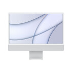 Apple iMac 24" Retina 4,5K Display, M1 Chip mit 8-Core CPU | 8-Core GPU - 256GB SSD, Silber