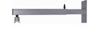 PeTa Wandhalterung Standard, feste Länge 30cm mit Stahlkugel