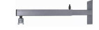 PeTa Wandhalterung STANDARD für Half Coupler M10, 70  - 130 cm, silber