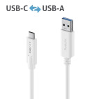 Purelink IS2600-010 Câble USB-C vers USB-A 1 m, blanc