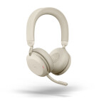 Jabra Evolve2 75 Schnurloses Stereo-Headset für MS, Bluetooth, USB-A, beige