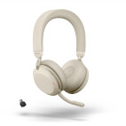 Jabra Evolve2 75 Schnurloses Stereo-Headset für MS, Bluetooth, USB-C, beige