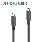 Purelink USB-C Cable 3.2 con E-Marker 0.5m negro
