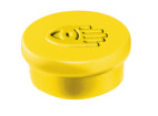 Legamster Magnet 10mm gelb 10St.