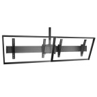 Chief LCM2X1U 2x1 Tilting Video Wall Ceiling Mount System, Landscape, Black (40" to 55")