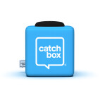 Catchbox Funda para micrófono de tirada, azul
