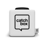 Catchbox Funda para micrófono de tirada, blanca
